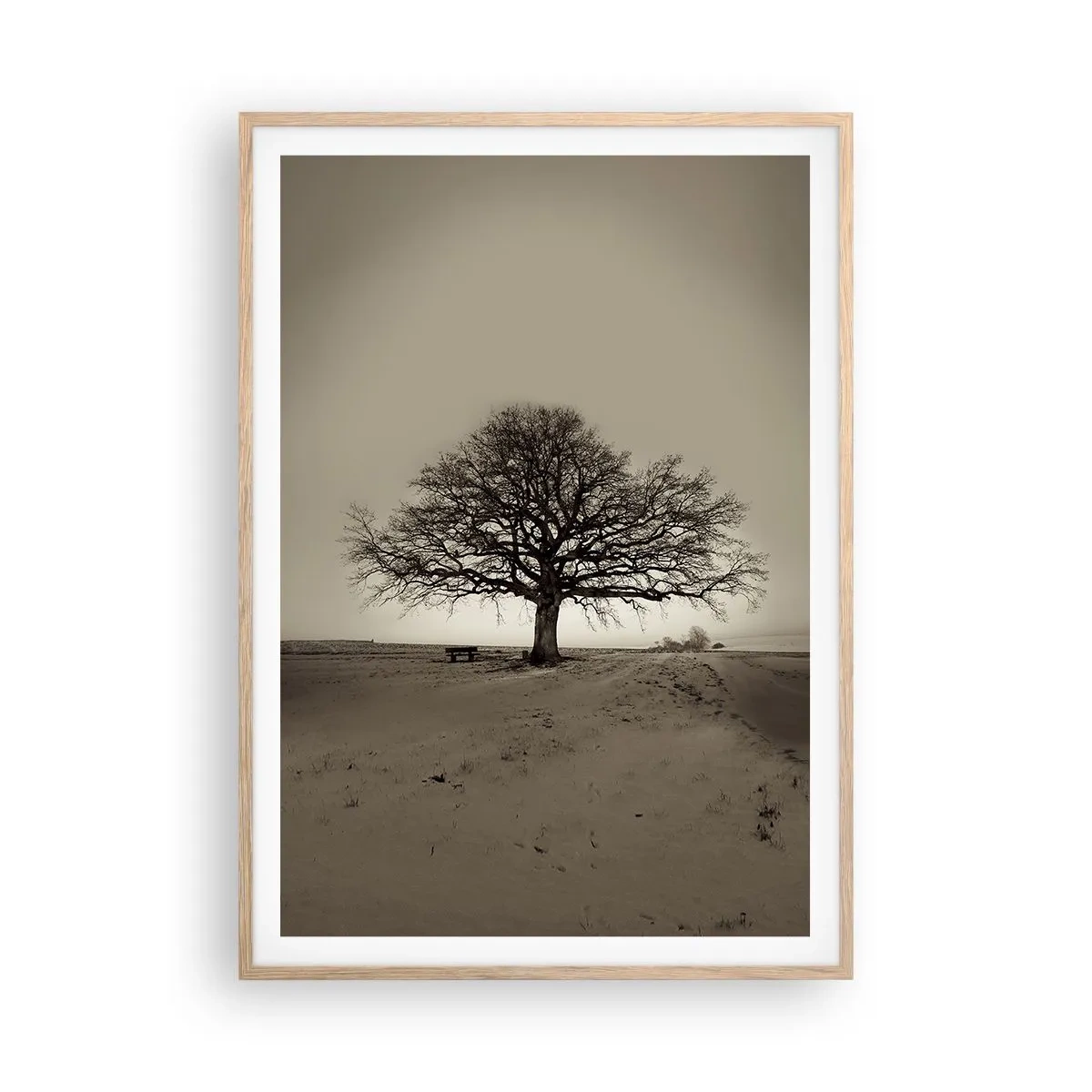 Affisch i ram av ljusek - Härifrån till evighet - 70x100 cm