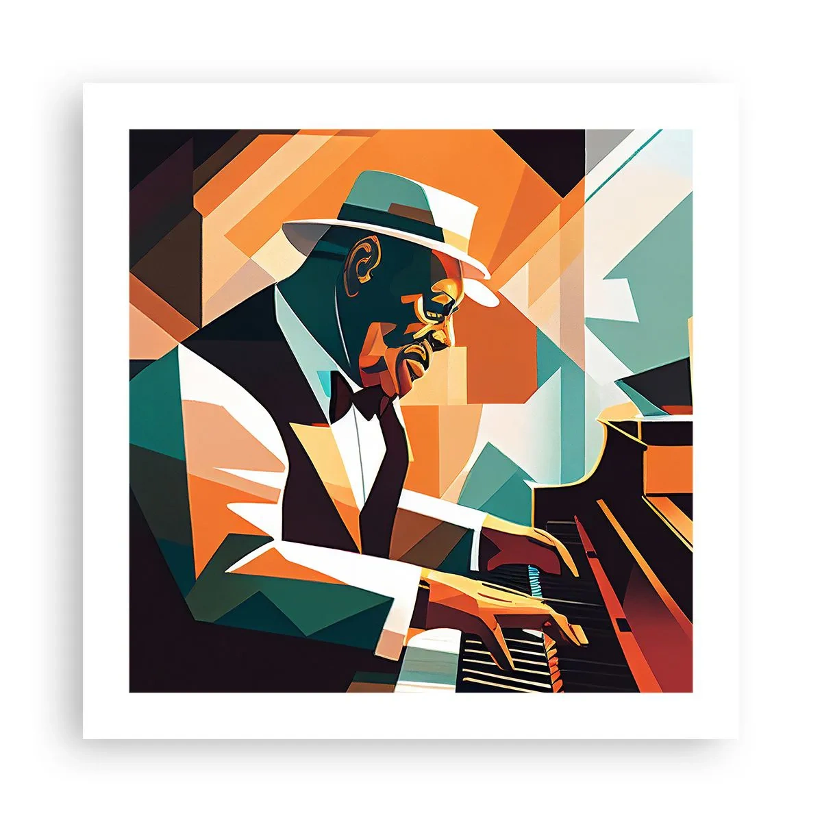 Affisch - Allt som är jazz - 50x50 cm