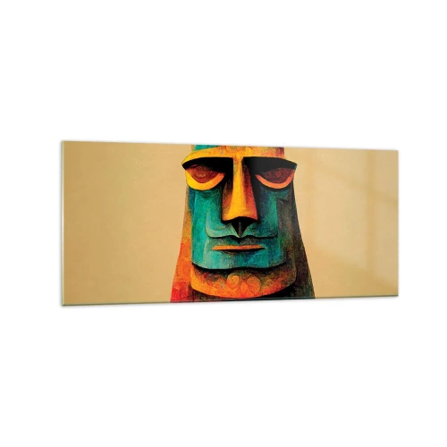 Glastavla - Bild på glas - Statylik, men ändå sympatisk - 120x50 cm