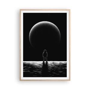 Affisch i ram av ljusek - Ansikte mot ansikte - 70x100 cm