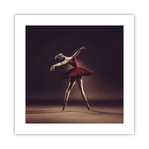 Affisch - Prima ballerina - 40x40 cm