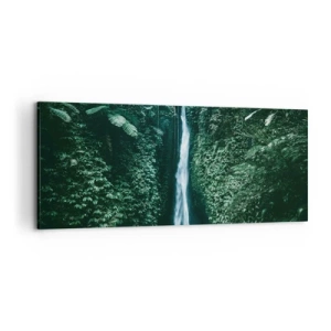 Canvastavla - Bild på duk - Tropisk spa - 120x50 cm
