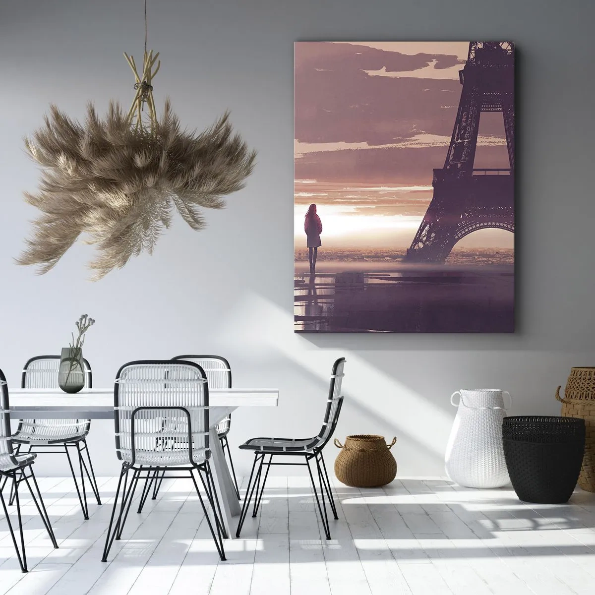 Canvastavla - Bild på duk - Bara de två - 50x70 cm
