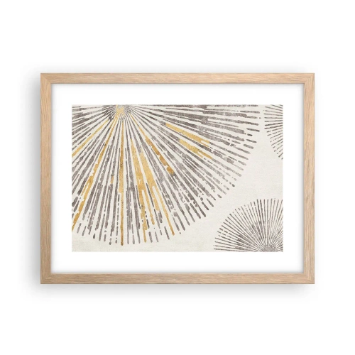 Affisch i ram av ljusek - Radiens skönhet - 40x30 cm