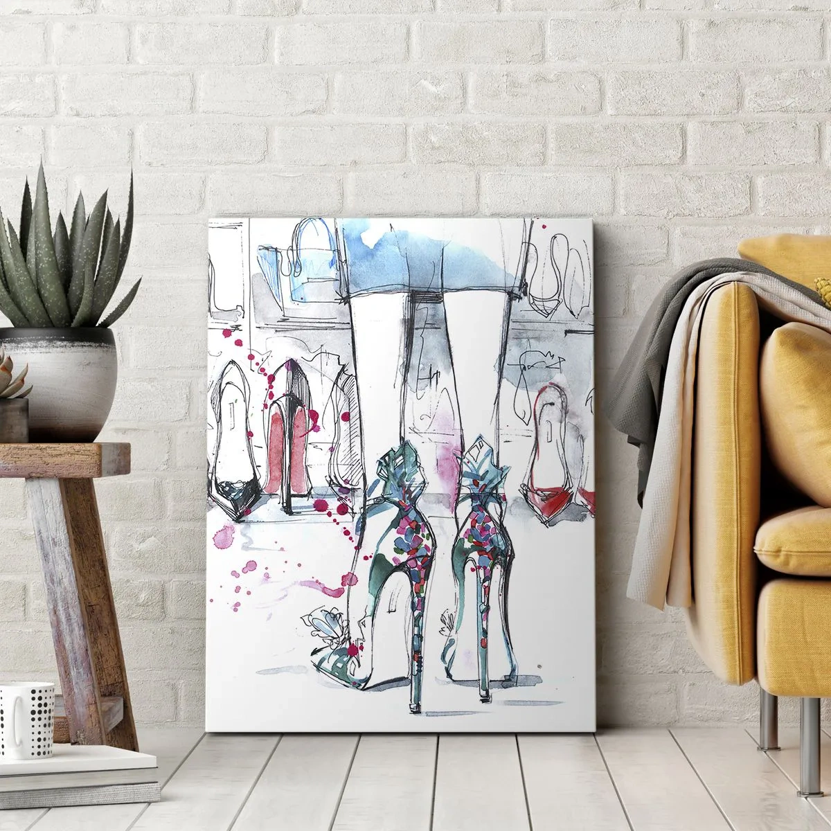 Canvastavla - Bild på duk - Sesam, öppna dig - 65x120 cm