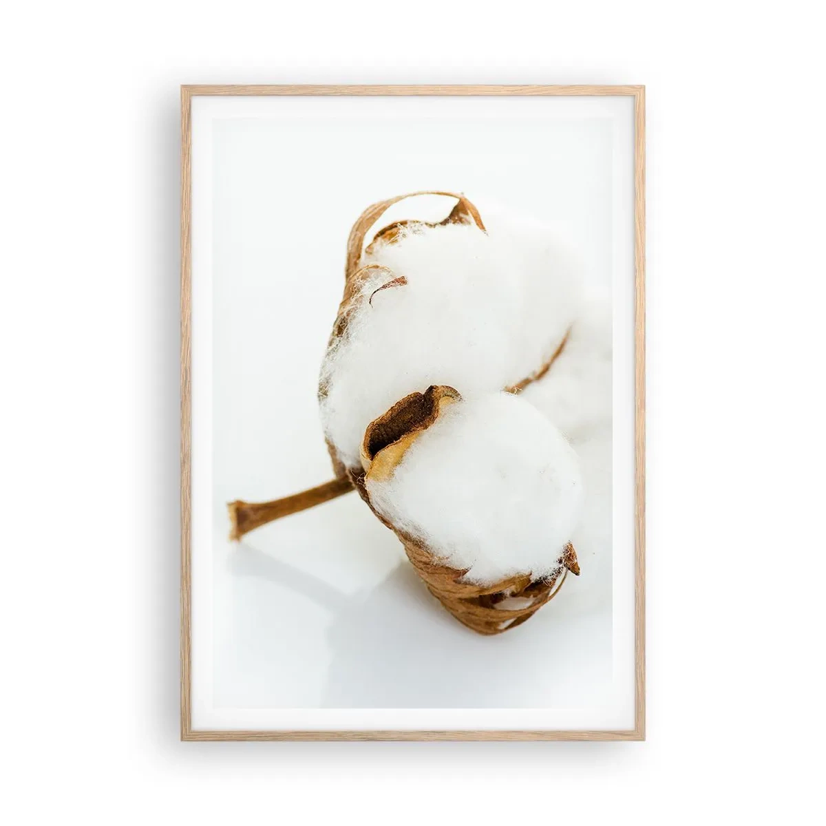 Affisch i ram av ljusek - Mjuk av naturen - 70x100 cm