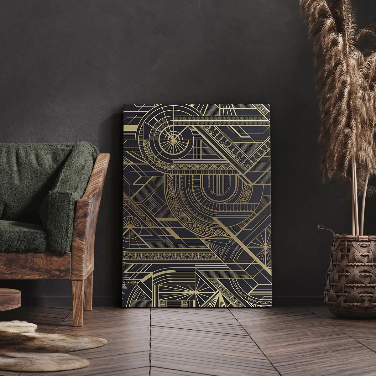 Canvastavla - Bild på duk - Koncept, idéer, planer - 55x100 cm