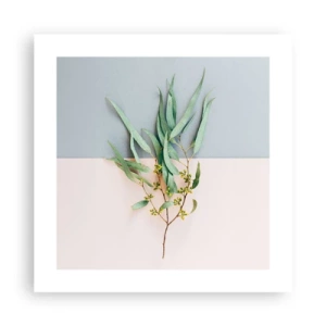 Affisch - Pastellens subtilitet - 40x40 cm