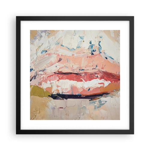 Affisch i svart ram - Väcker sinnen - 40x40 cm