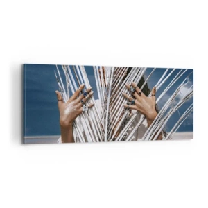 Canvastavla - Bild på duk - Schamanens flickvän? - 100x40 cm