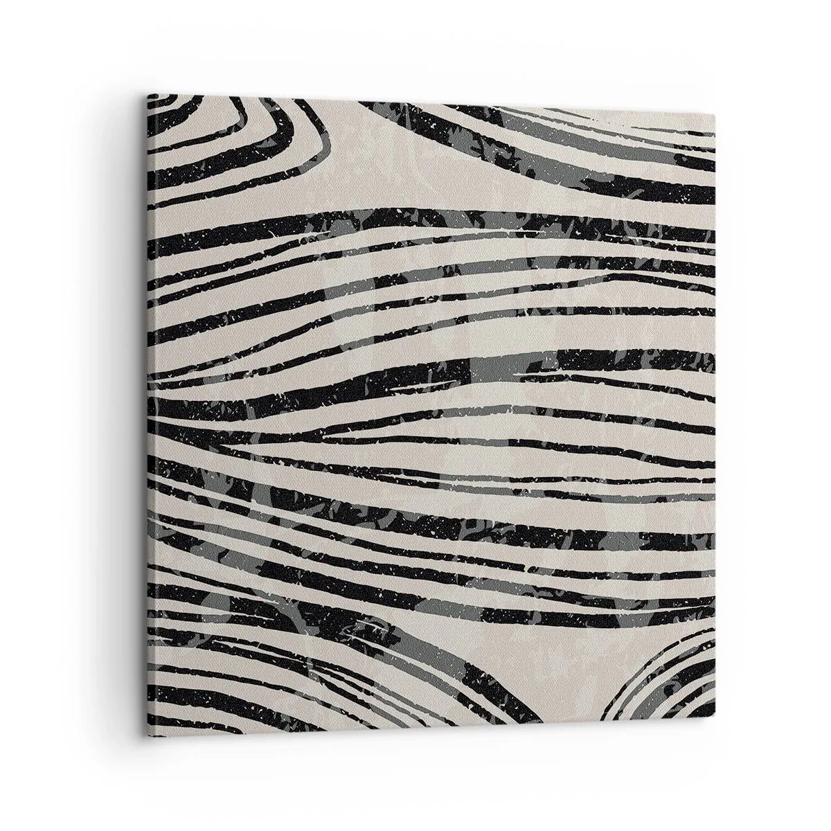 Canvastavla - Bild på duk - Stänk av linjer - 60x60 cm