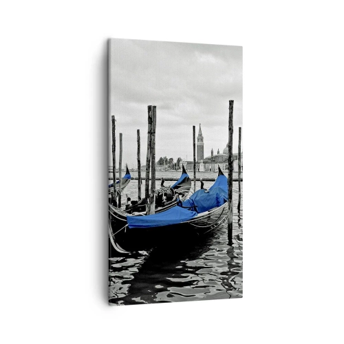 Canvastavla - Bild på duk - Fundersamt Venedig - 45x80 cm