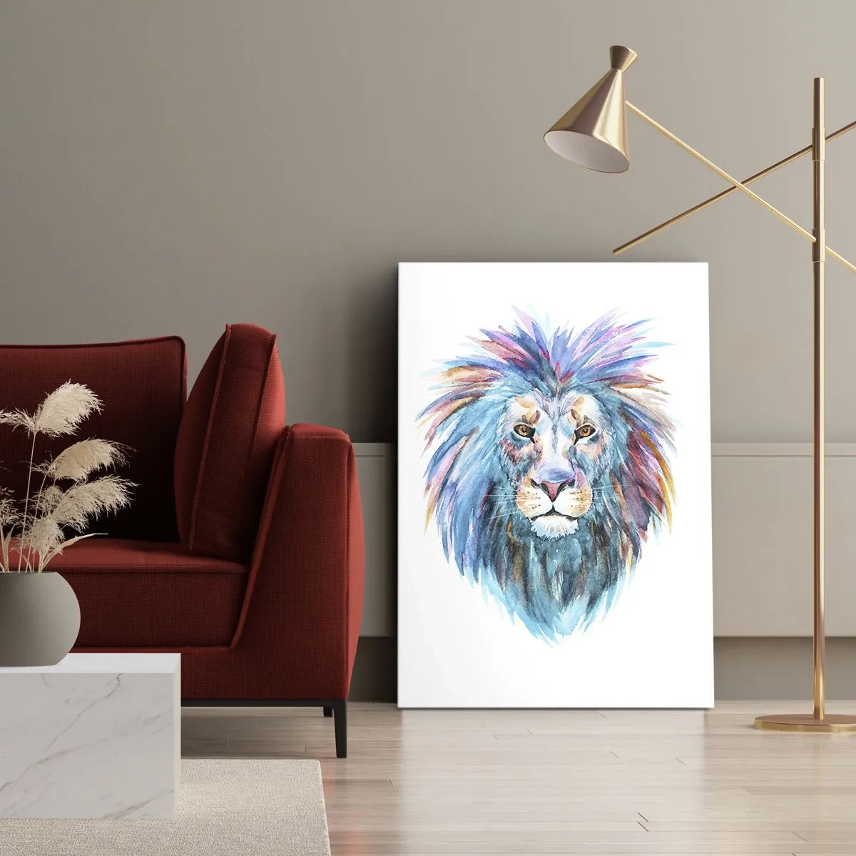 Canvastavla - Bild på duk - Elektrifierande aura - 50x70 cm