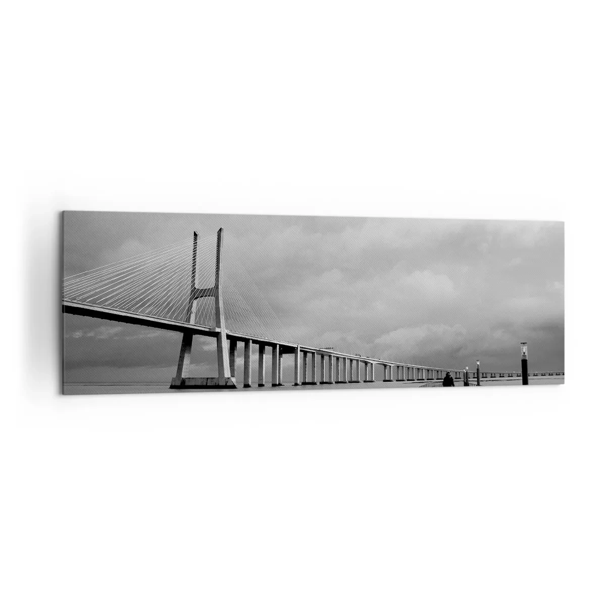 Canvastavla - Bild på duk - Var och en får det han/hon förtjänat - 160x50 cm