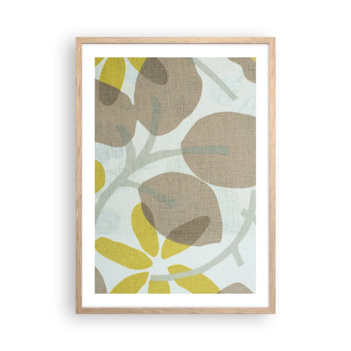 Affisch i ram av ljusek - Komposition i solskenet - 50x70 cm