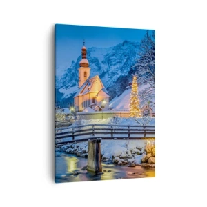 Canvastavla - Bild på duk - Julens anda - 50x70 cm