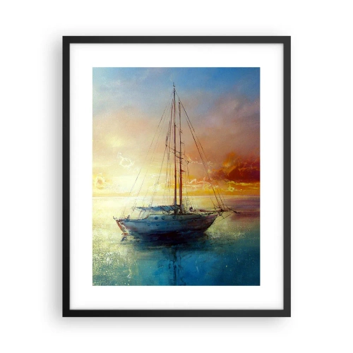 Affisch i svart ram - I guldviken - 40x50 cm