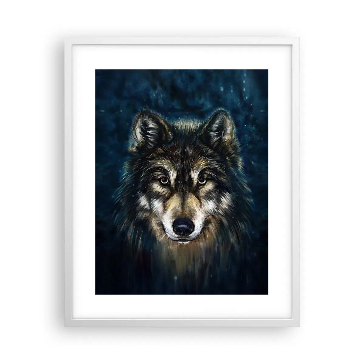 Affisch i vit ram - Alfa? Och omega - 40x50 cm