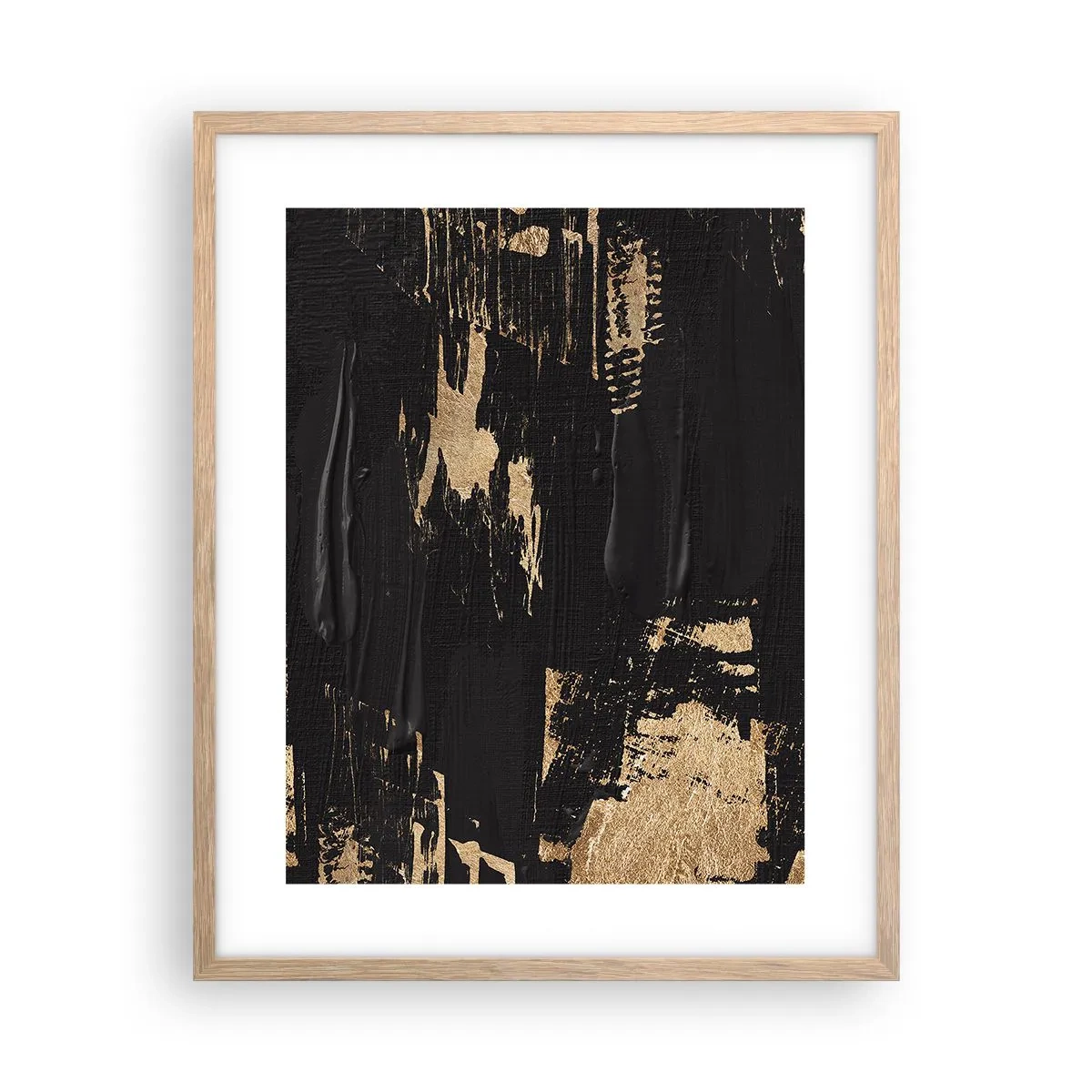 Affisch i ram av ljusek - Ett spår av beröring - 40x50 cm