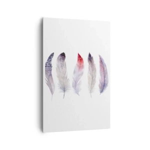 Canvastavla - Bild på duk - Fin som färgrik dimma - 80x120 cm