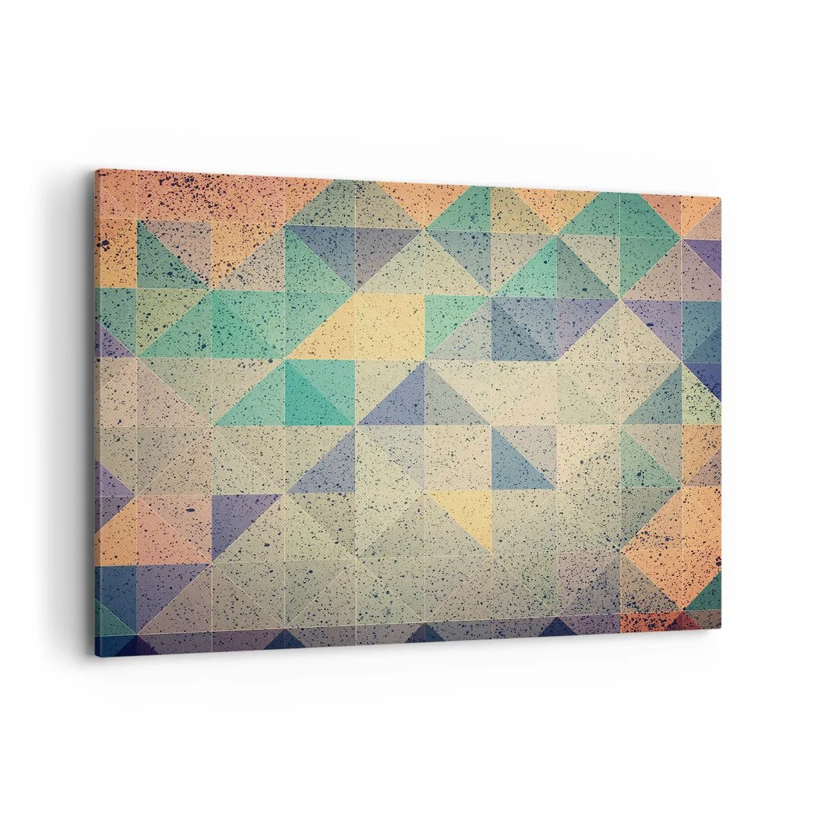 Canvastavla - Bild på duk - Trianglarnas republik - 100x70 cm