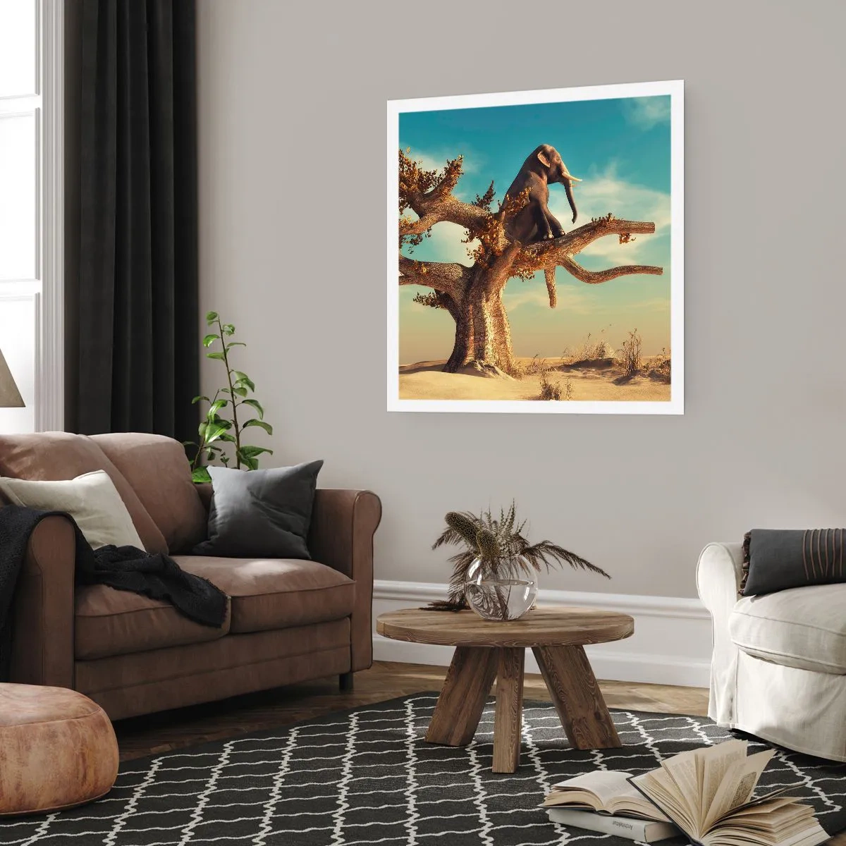 Affisch - Ny synvinkel - 40x40 cm