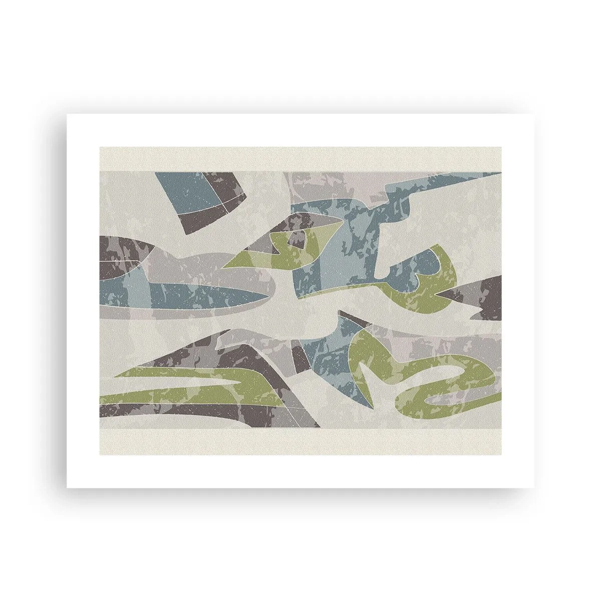 Affisch - Komposition bakom glas - 50x40 cm