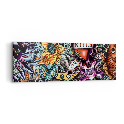 Canvastavla - Bild på duk - Tatuerarens dröm - 90x30 cm