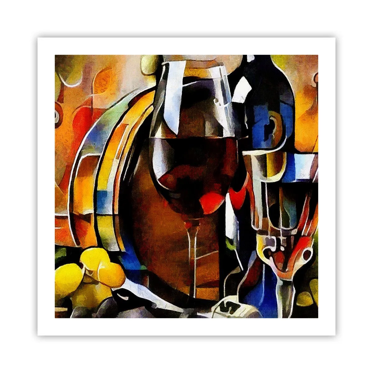 Affisch - Så blir världen färgglad - 60x60 cm