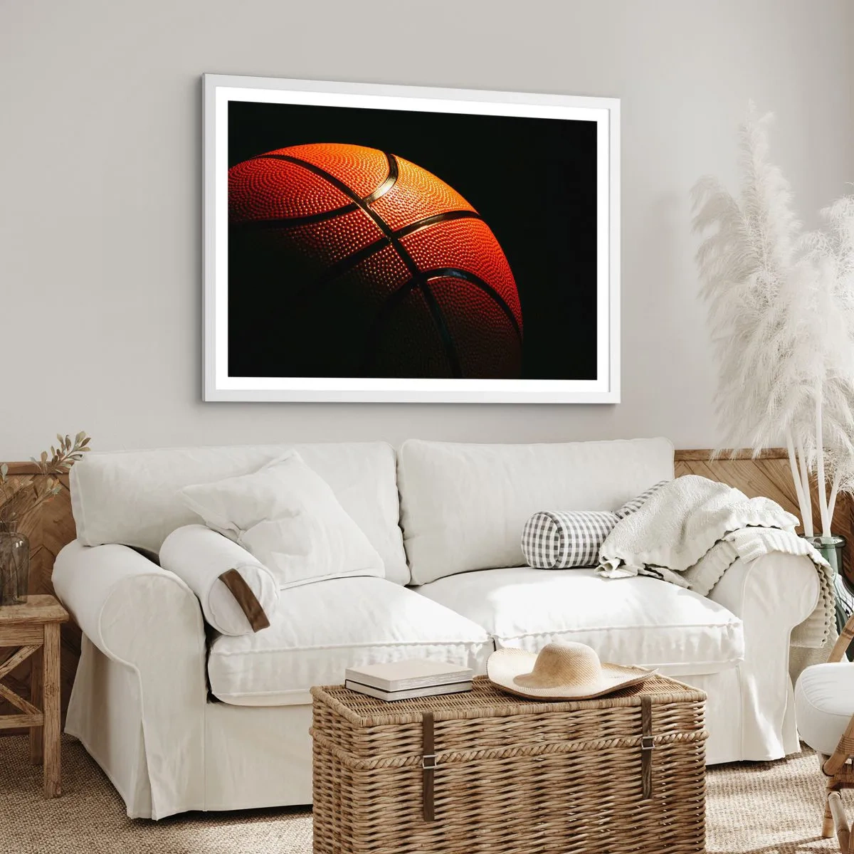 Affisch i vit ram - Vacker som planeten - 91x61 cm