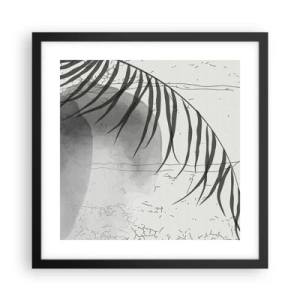 Affisch i svart ram - Den subtila exotismen i naturen - 40x40 cm