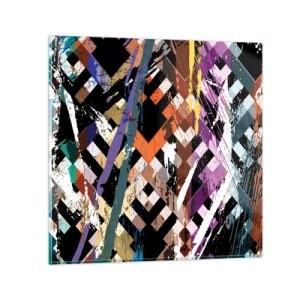 Glastavla - Bild på glas - Kvadraten - 60x60 cm