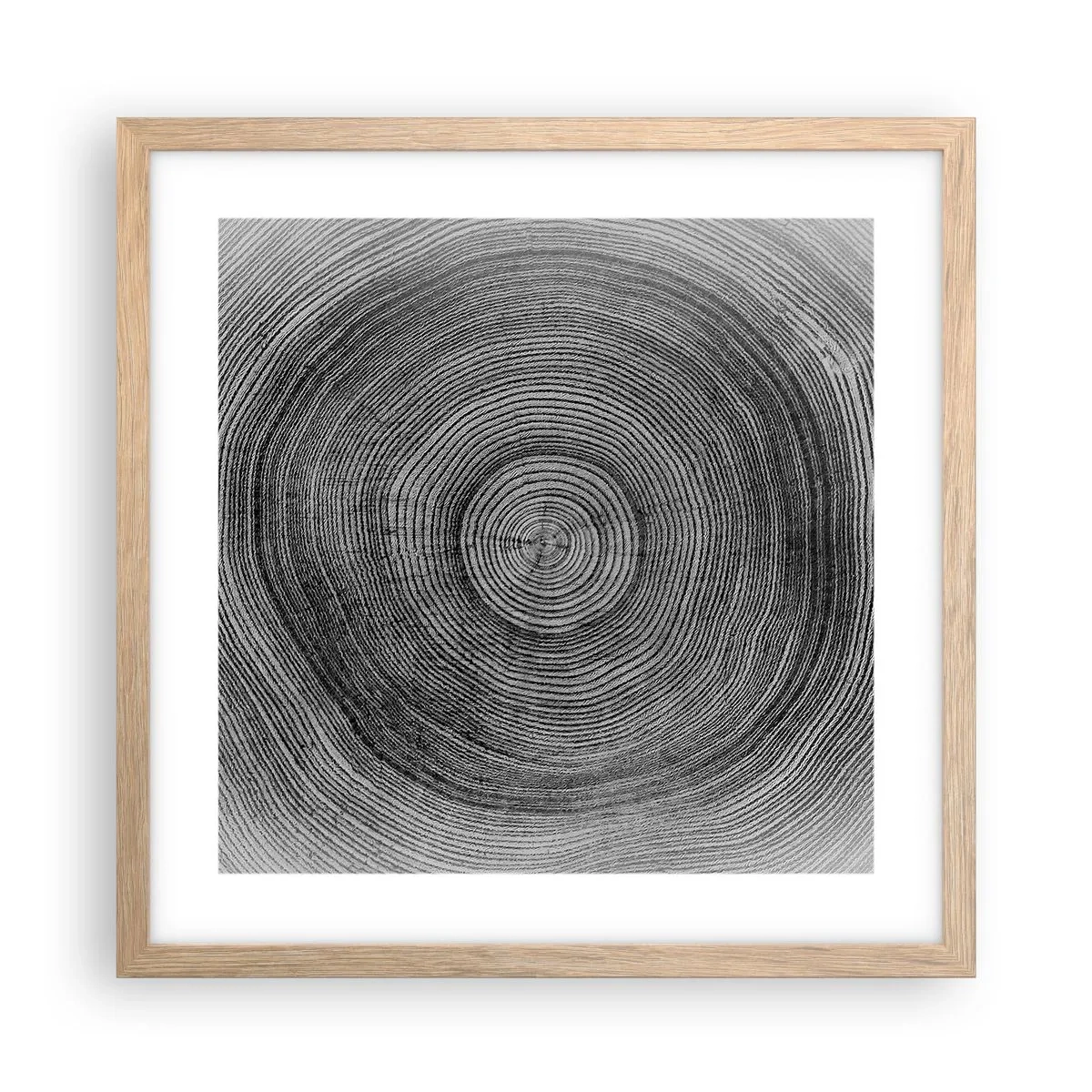 Affisch i ram av ljusek - Ett tecken i tiden - 40x40 cm