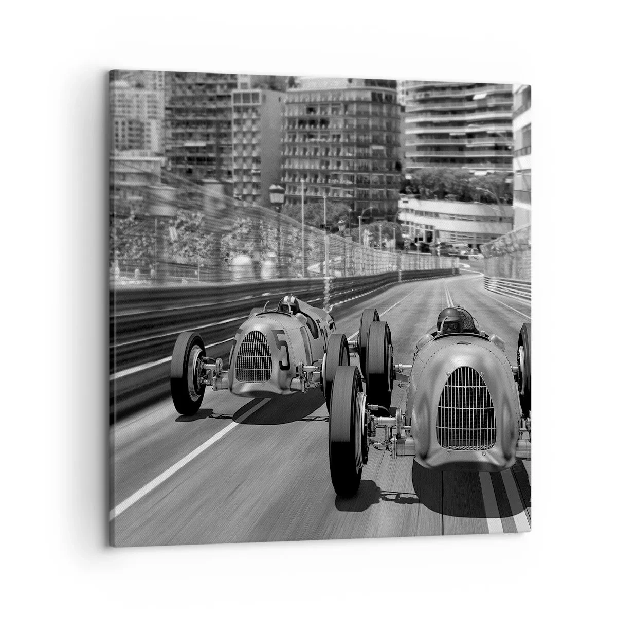 Canvastavla - Bild på duk - För länge sedan i Monte Carlo - 50x50 cm