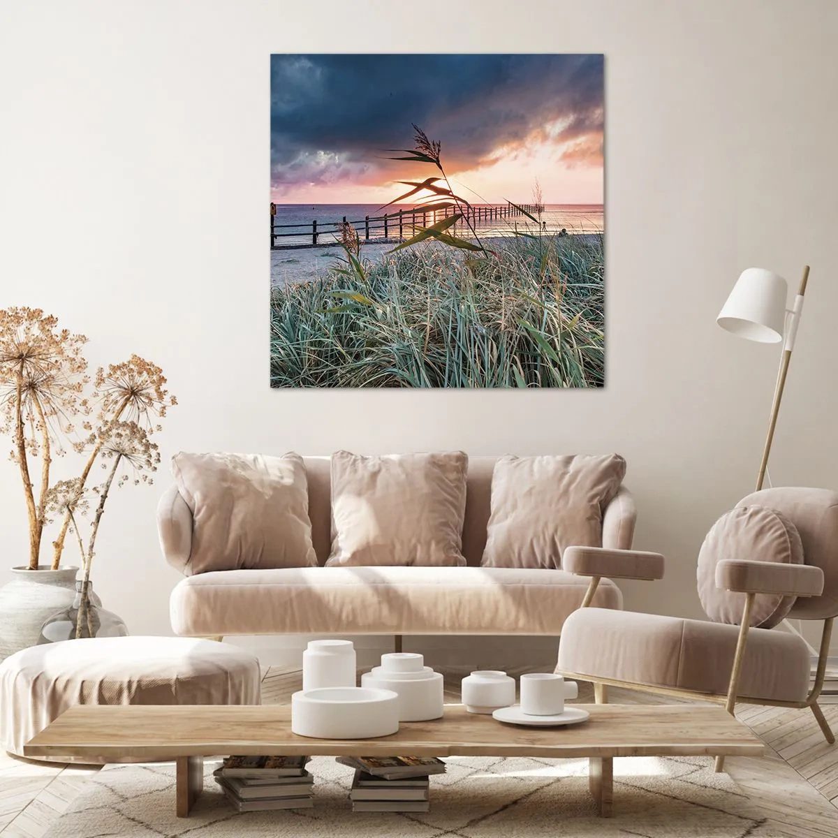 Canvastavla - Bild på duk - Försvinner inte med vinden - 40x40 cm