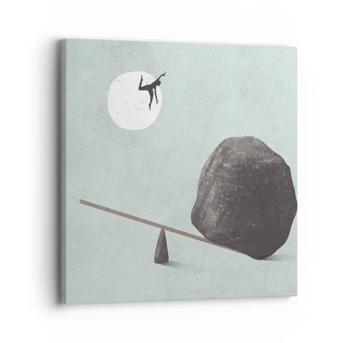 Canvastavla - Bild på duk - Uppfylld dröm - 30x30 cm