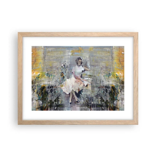 Affisch i ram av ljusek - Klassisk och modern - 40x30 cm