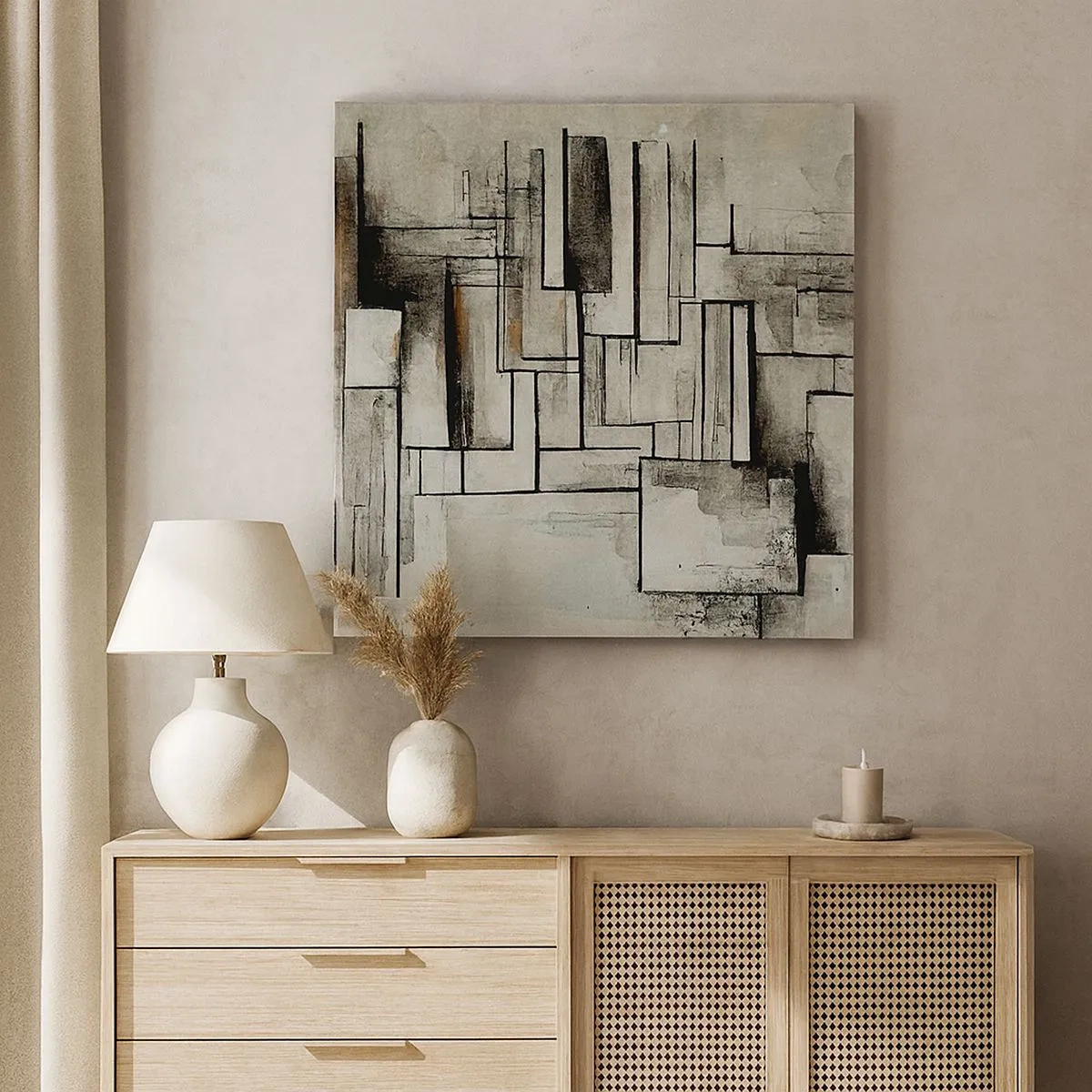 Canvastavla - Bild på duk - Kraften i enkelhet - 30x30 cm