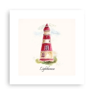 Affisch - Det är alltid något väder - 30x30 cm