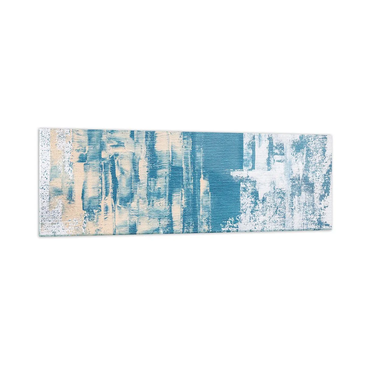 Glastavla - Bild på glas - Genom istapp - 160x50 cm