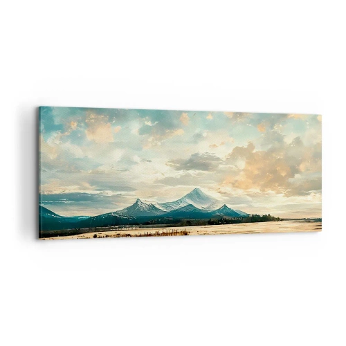 Canvastavla - Bild på duk - Under himlens skydd - 100x40 cm