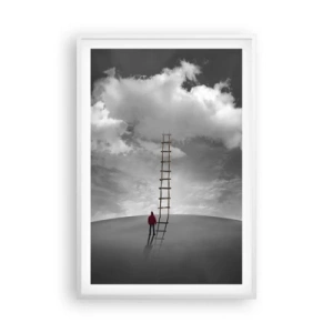 Affisch i vit ram - Allt är möjligt - 61x91 cm