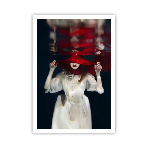 Affisch - Konstig fru - 70x100 cm