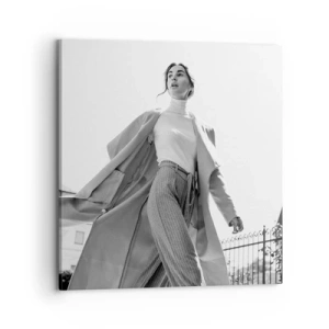 Canvastavla - Bild på duk - Följer du med mig? - 70x70 cm