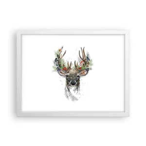 Affisch i vit ram - I högtidskläder - 40x30 cm