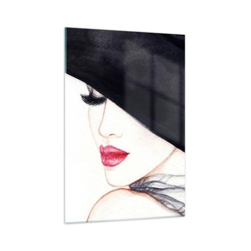 Glastavla - Bild på glas - Elegans och sensualitet - 70x100 cm