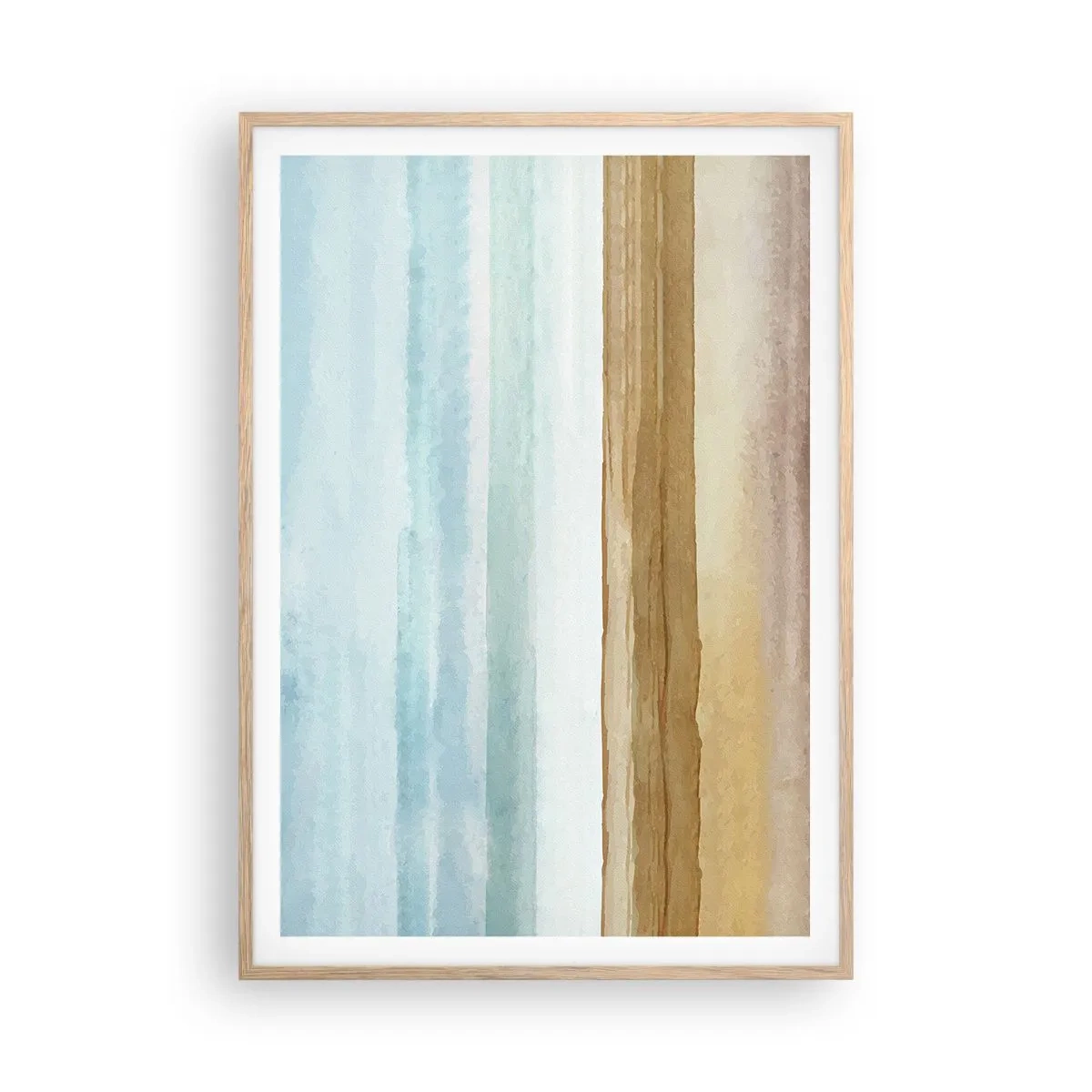 Affisch i ram av ljusek - Svalkande - 70x100 cm