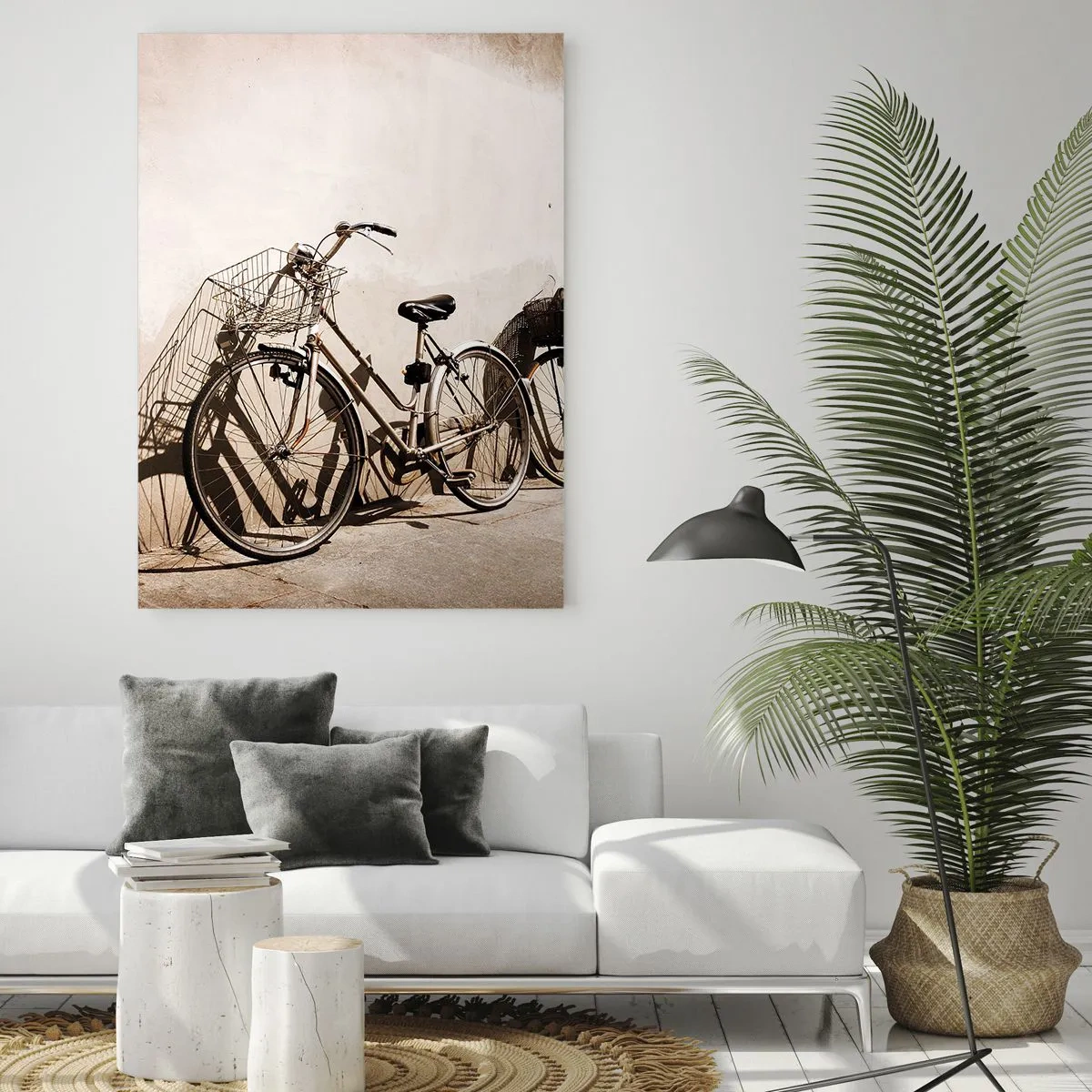 Glastavla - Bild på glas - Oförglömlig charm av det förflutna - 50x70 cm