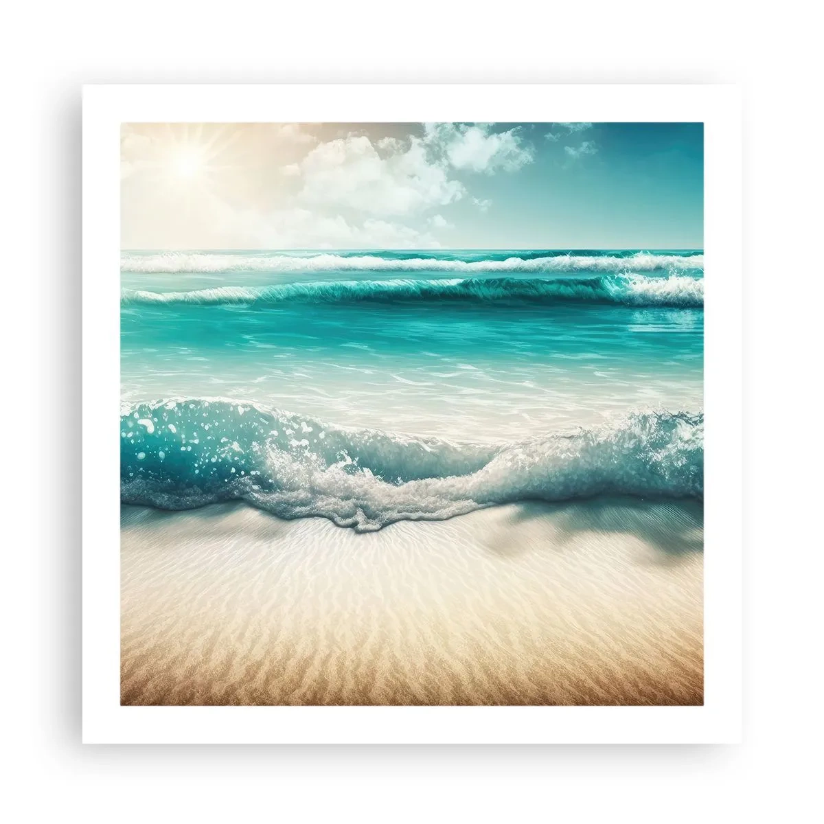 Affisch - Lugnet i havet - 60x60 cm