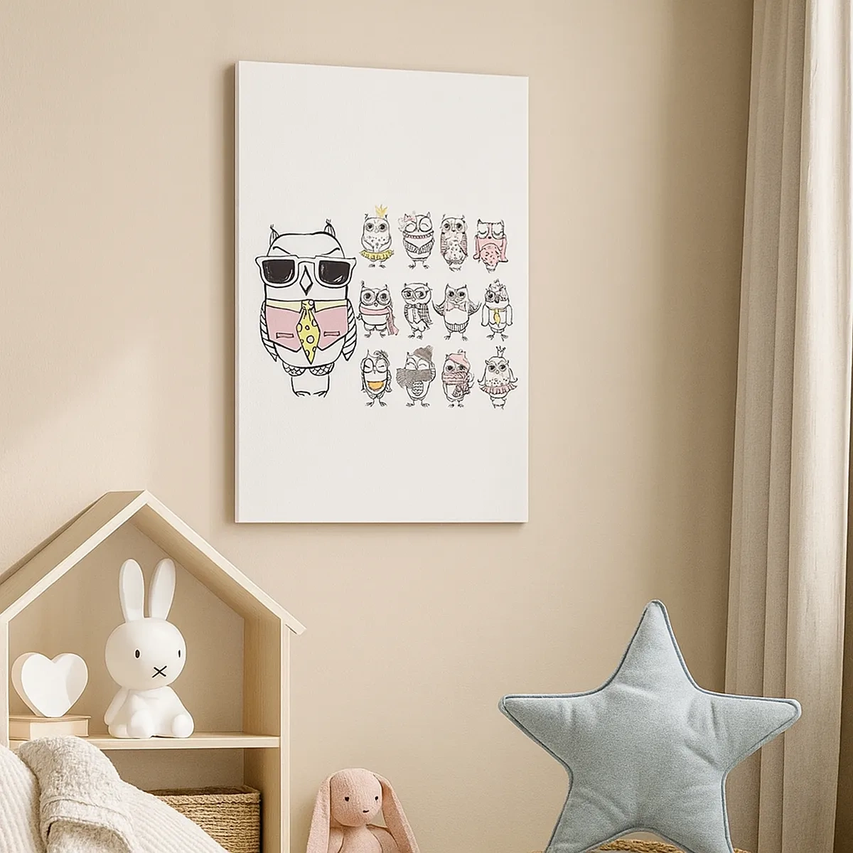 Canvastavla - Bild på duk - Så många roller att spela - 50x70 cm